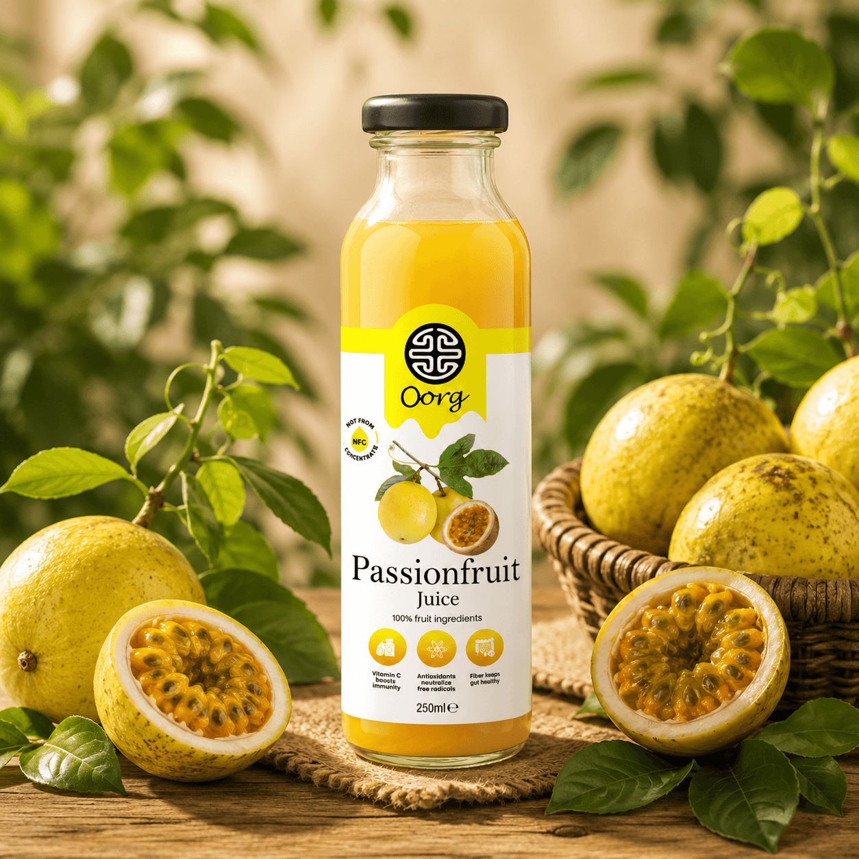OORG Natural Passionfruit Juice - Image 3