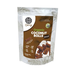 Organic Coconut Rolls – Chocolate